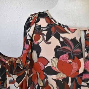 Nanette by Nanette Lepore ‘Savannah Rose’ Cold Shoulder Blouse